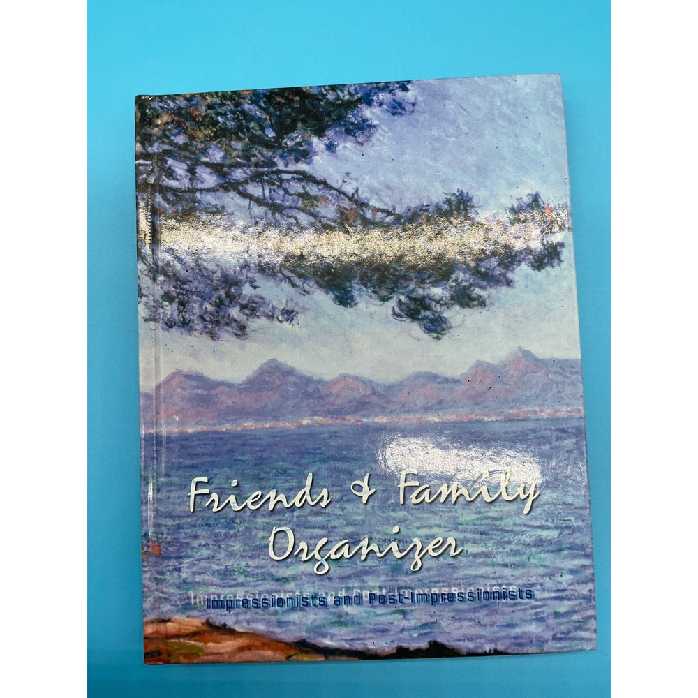 Artful Friends & Family Organizer Impressionist Design BRIMAR 2004 Hardcover